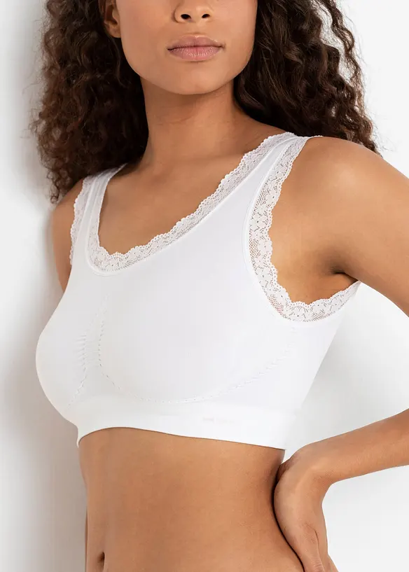 Feel Comfort Seamless-bustier (2-pack), bonprix