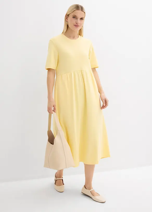 Jerseykjole i 100% bomull, bonprix