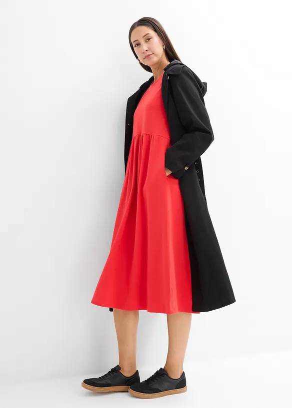 Jerseykjole i 100% bomull, bonprix