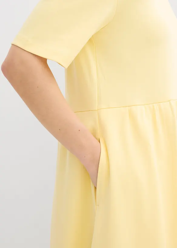 Jerseykjole i 100% bomull, bonprix