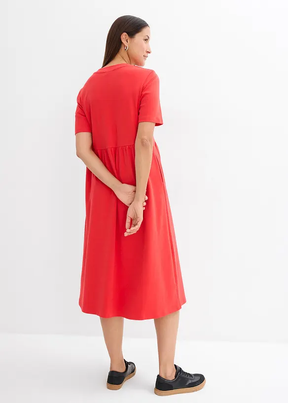 Jerseykjole i 100% bomull, bonprix