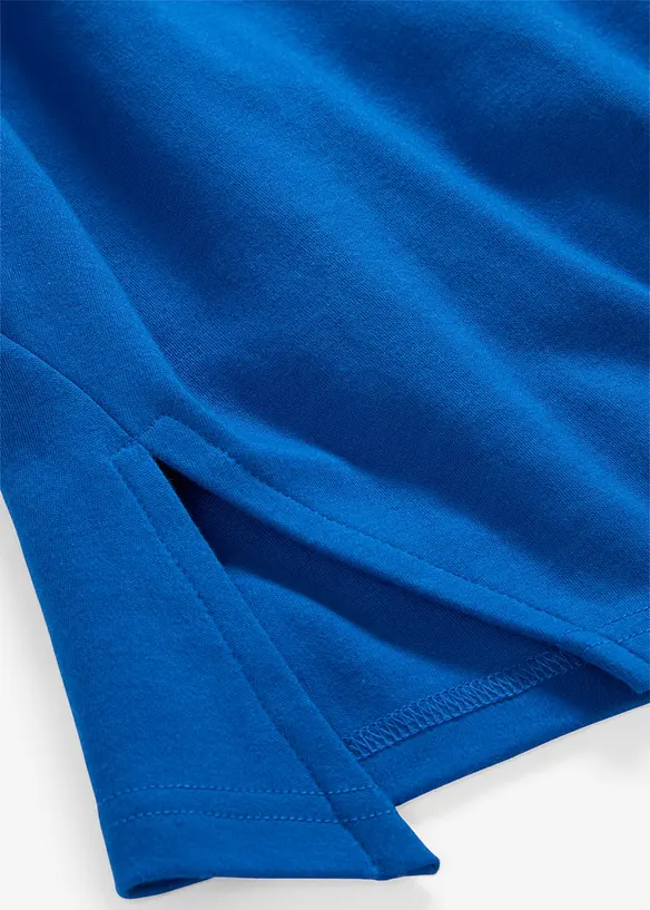 Topp med krage i 100% &oslash;kologisk bomull, bonprix