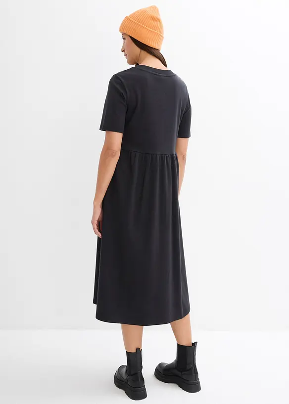 Jerseykjole i 100% bomull, bonprix