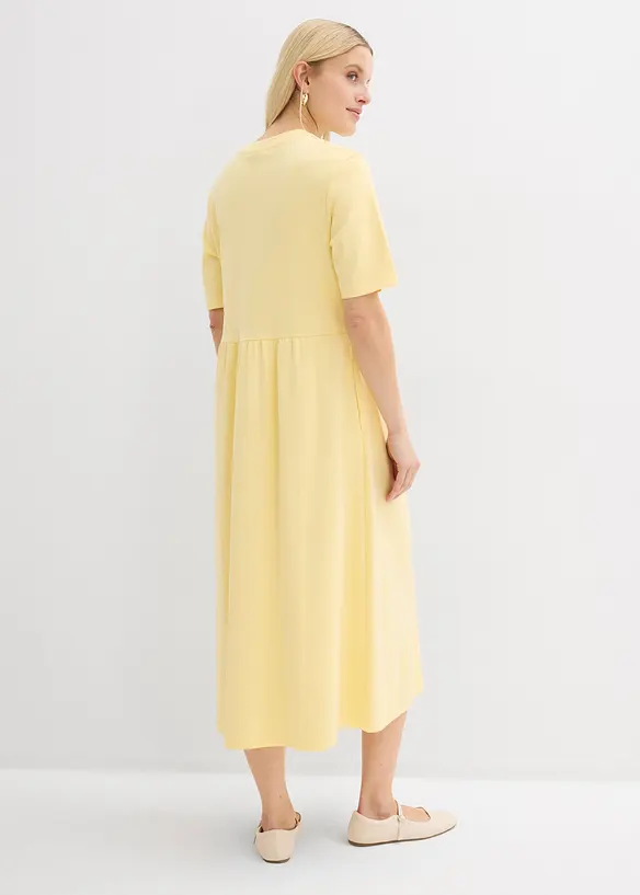 Jerseykjole i 100% bomull, bonprix