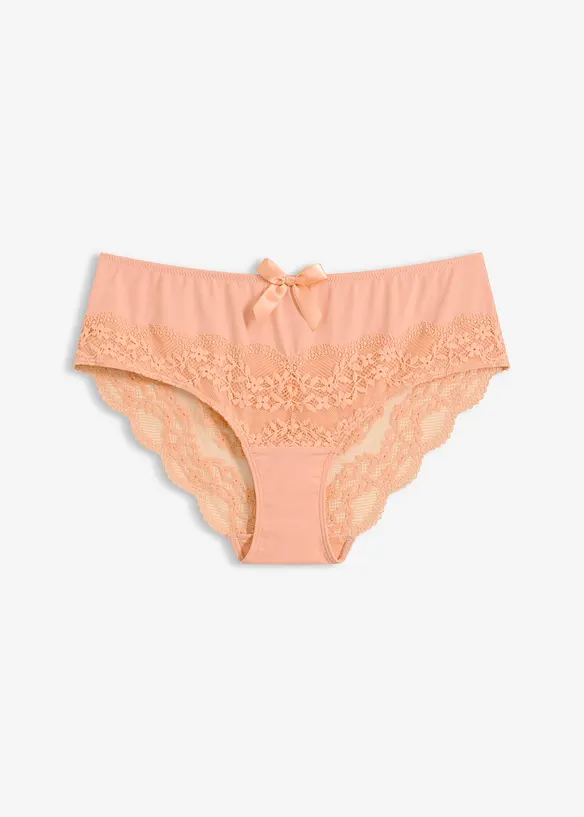 Panty med blomsterblonde, bonprix