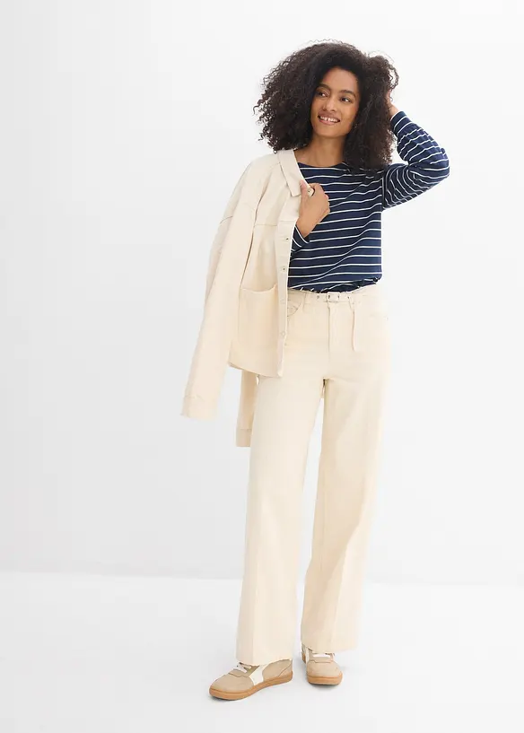 Loose fit-jeans Mid Waist, Straight, bonprix