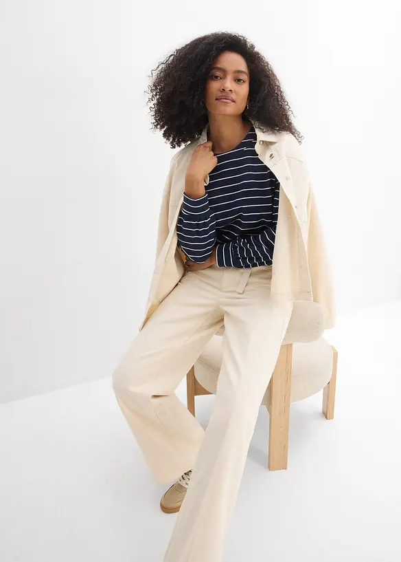 Loose fit-jeans Mid Waist, Straight, bonprix