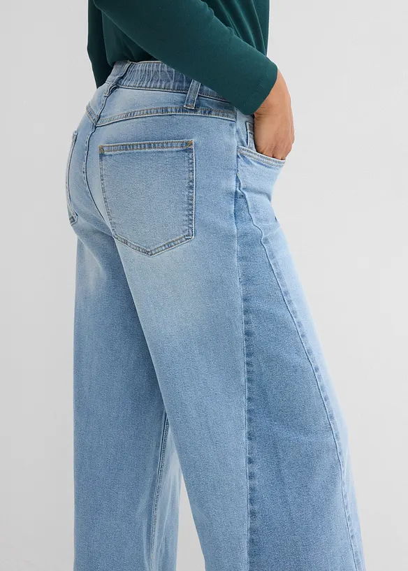 Wide Leg-jeans Mid Waist, bonprix
