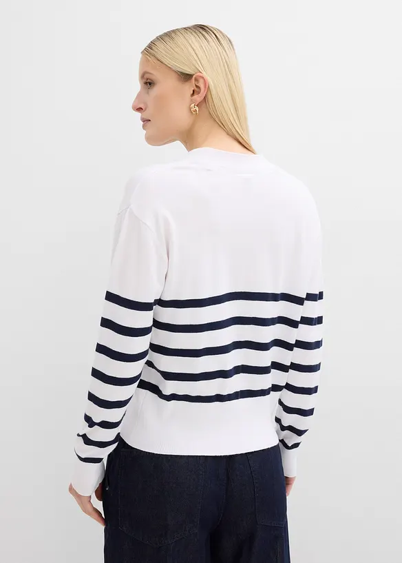 Cardigan i myk viskosemiks, bonprix