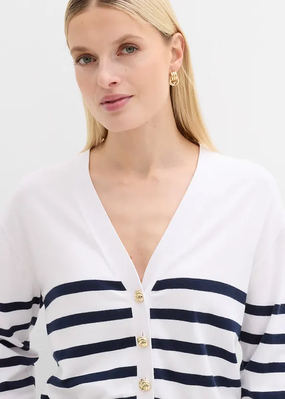 Cardigan i myk viskosemiks, bonprix