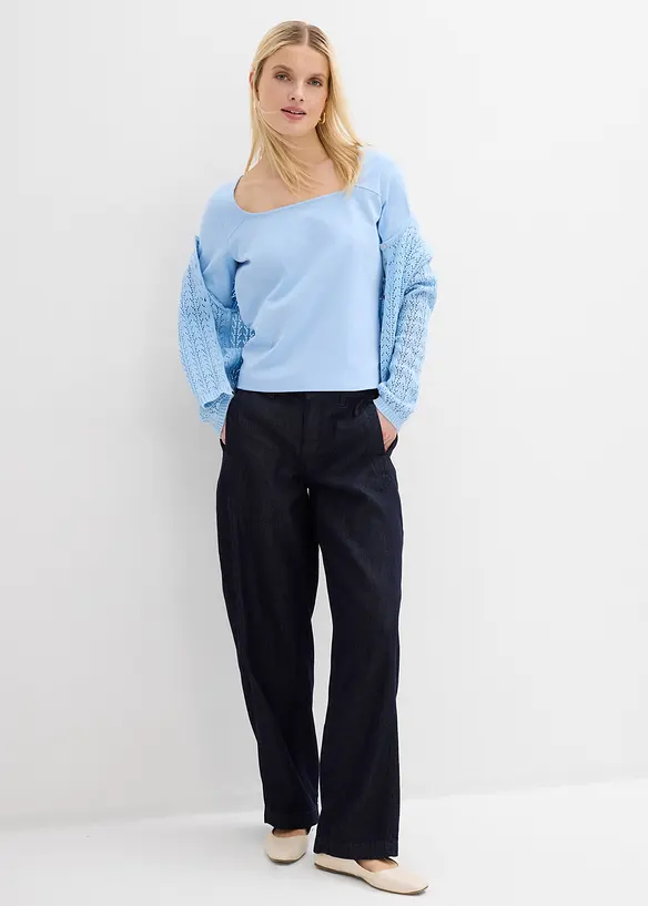 T-skjorte i formstabil, &oslash;kologisk bomull, bonprix