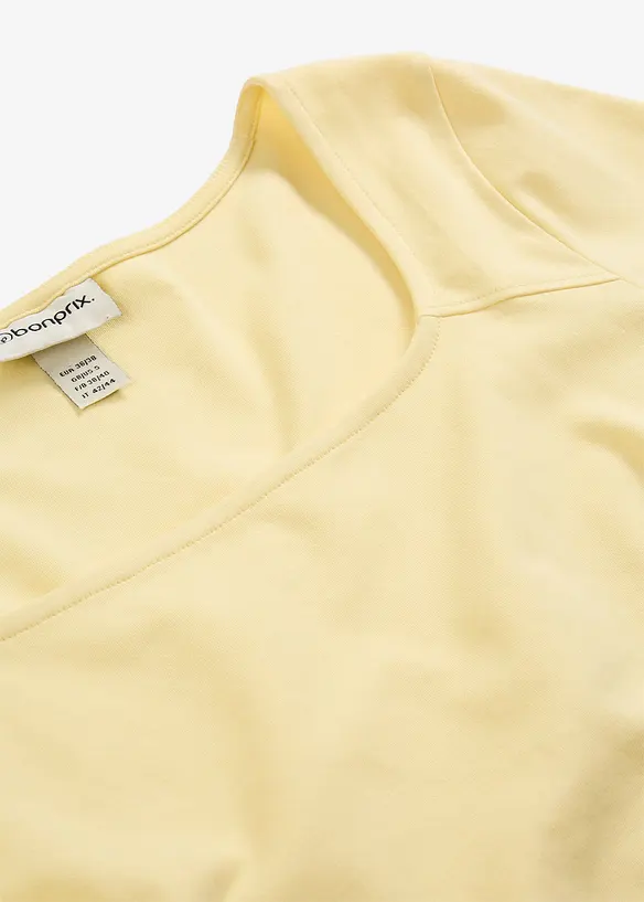 T-skjorte i formstabil, &oslash;kologisk bomull, bonprix