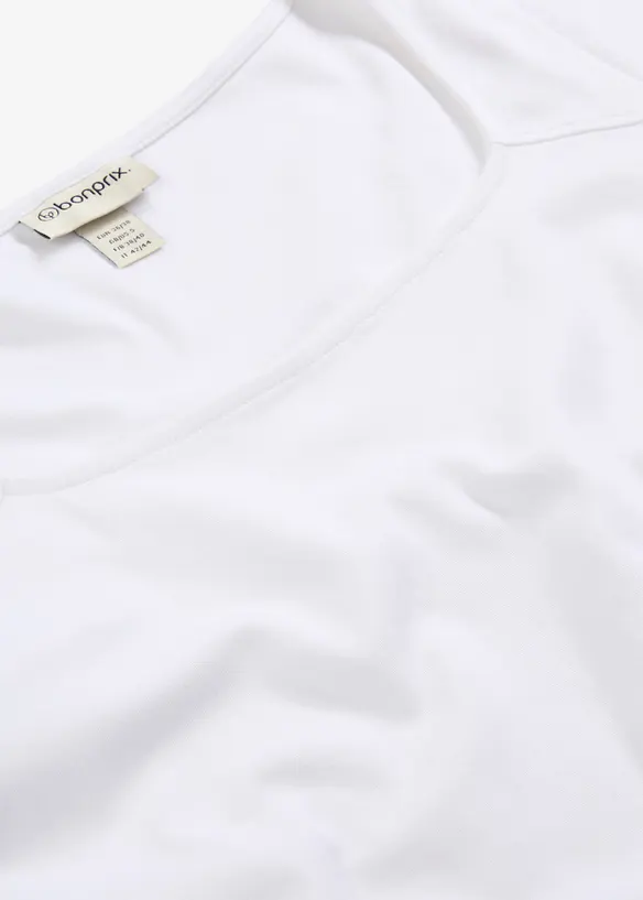 T-skjorte i formstabil, &oslash;kologisk bomull, bonprix