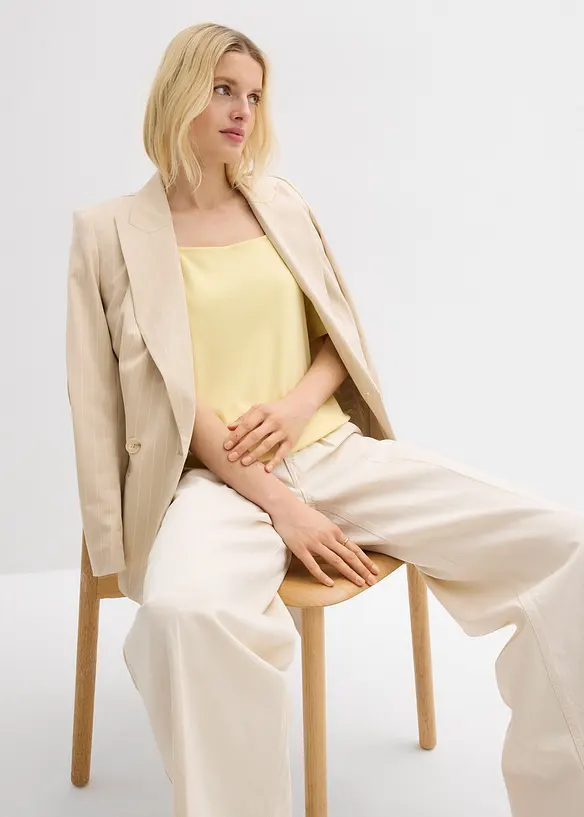 T-skjorte i formstabil, &oslash;kologisk bomull, bonprix