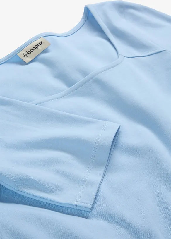 T-skjorte i formstabil, &oslash;kologisk bomull, bonprix