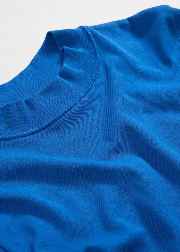 Ribbet topp i 100% bomull, bonprix