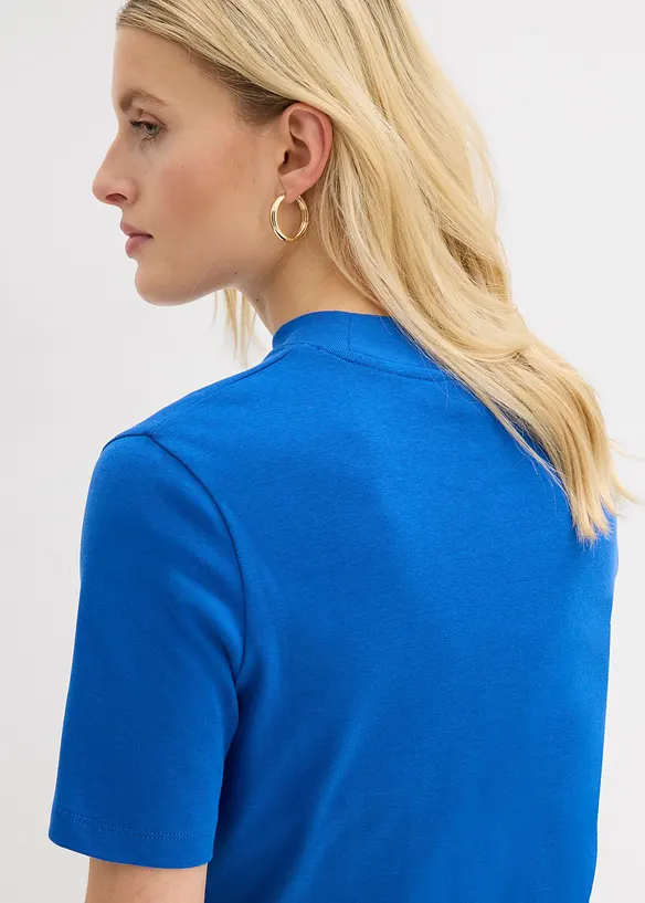 Ribbet topp i 100% bomull, bonprix