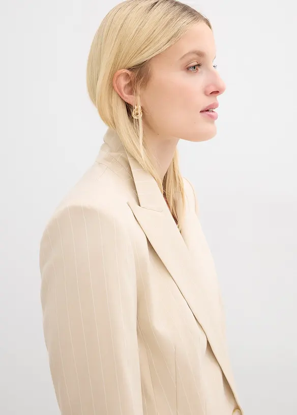 Blazer med n&aring;lestriper, bonprix