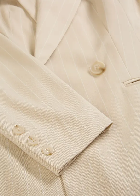 Blazer med n&aring;lestriper, bonprix