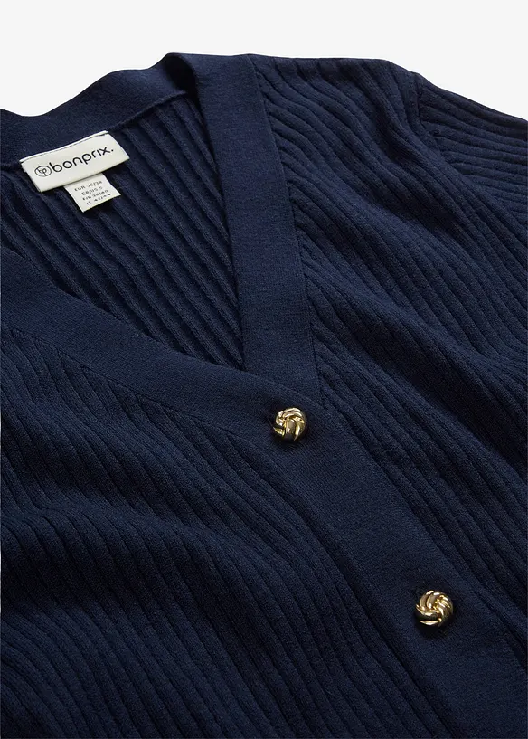 Cardigan i myk viskosemiks, bonprix