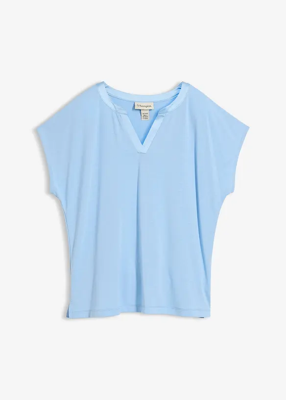 Topp med satengkant, bonprix