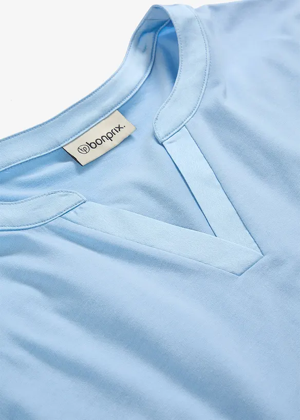 Topp med satengkant, bonprix