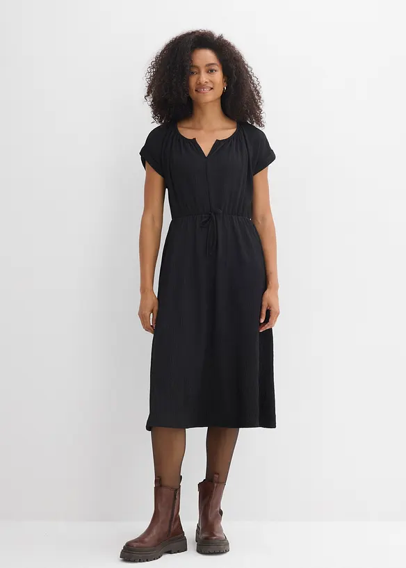 Jerseykjole i lett viskosemiks, bonprix