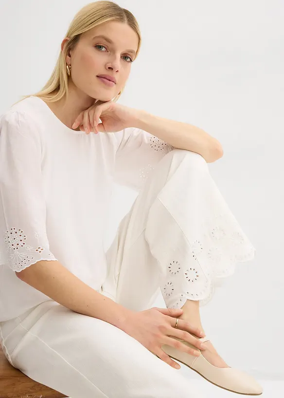 Culotte i elastisk bomullsmiks, bonprix