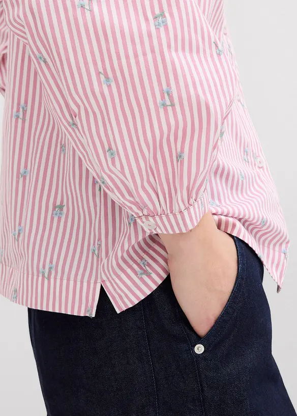 Bluse i 100% bomull, bonprix