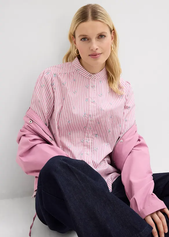 Bluse i 100% bomull, bonprix