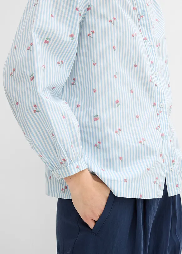 Bluse i 100% bomull, bonprix