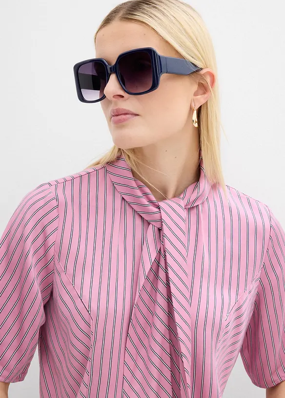 Knytebluse i myk modal, bonprix