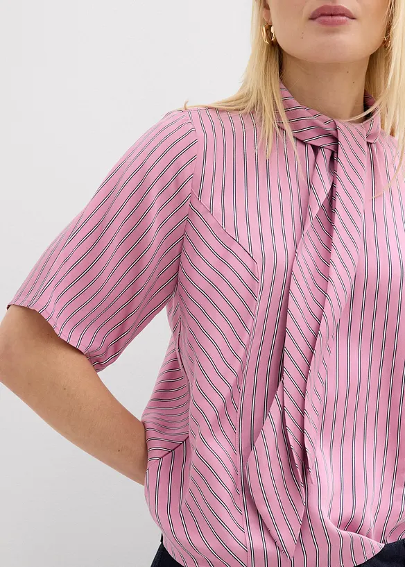 Knytebluse i myk modal, bonprix