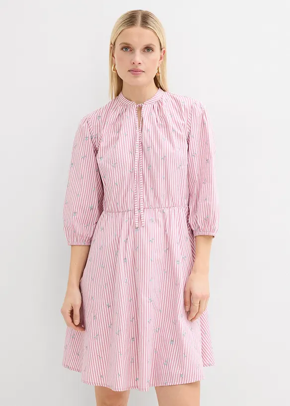 Minikjole i 100% bomull, bonprix