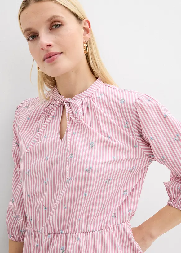 Minikjole i 100% bomull, bonprix