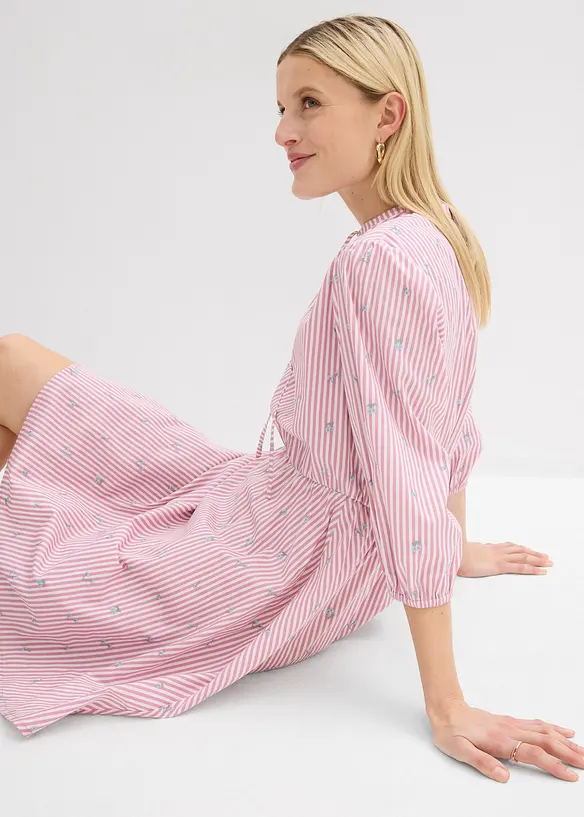 Minikjole i 100% bomull, bonprix