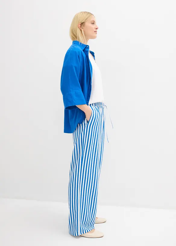 Vid bukse i lett viskosemiks, bonprix