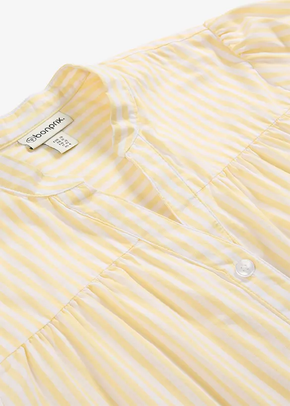 Bluse i formstabil poplin, bonprix