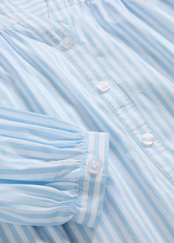 Bluse i formstabil poplin, bonprix