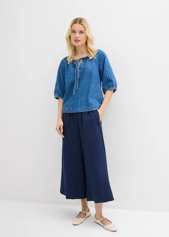 Culottes i myk viskosemiks, bonprix