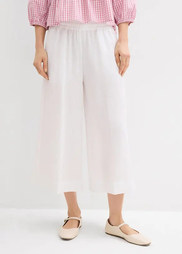 Culottes i myk viskosemiks, bonprix