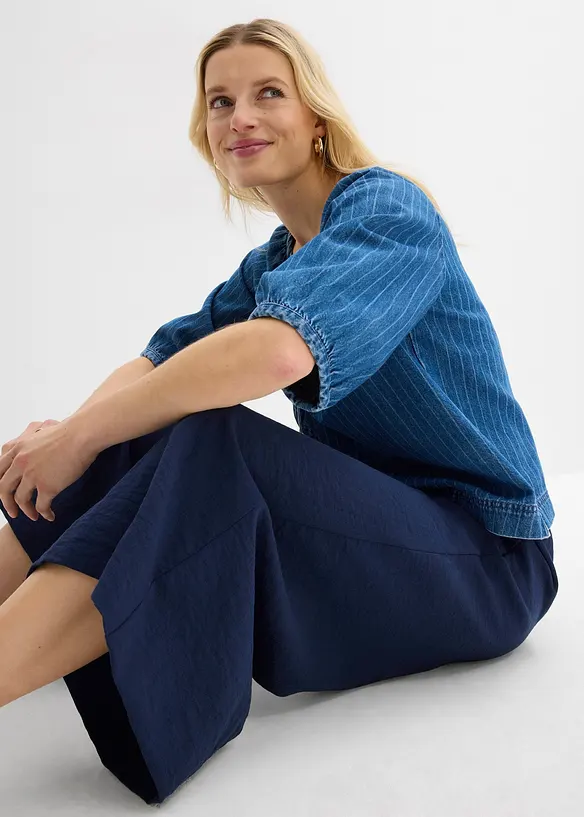 Culottes i myk viskosemiks, bonprix