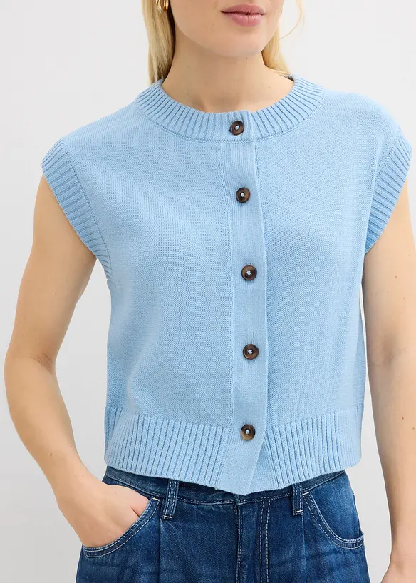 Strikkevest, bonprix