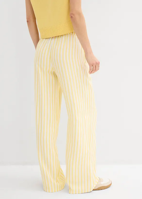 Vid bukse i lett viskosemiks, bonprix