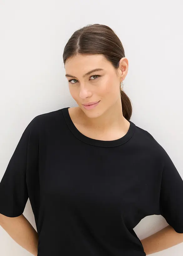 Midikjole i behagelig Punto di Roma-materiale, bonprix