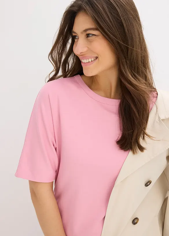 Midikjole i behagelig Punto di Roma-materiale, bonprix