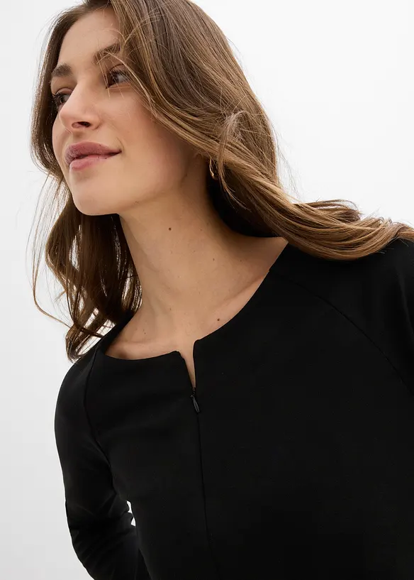 Jerseykjole i behagelig Punto di Roma-materiale, bonprix