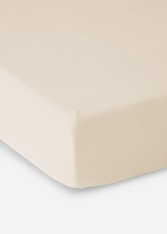 Stretchlaken i lin-look, bonprix