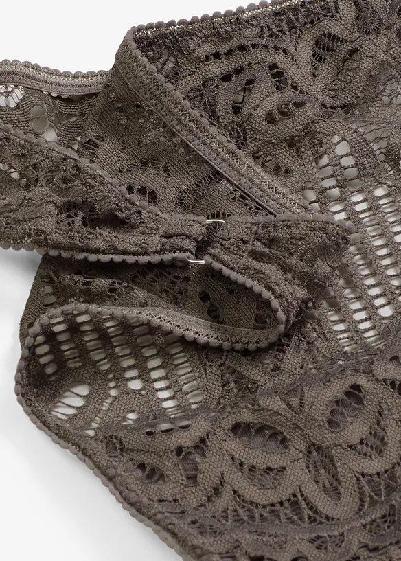 Mini-stringtruse i blondemateriale, bonprix