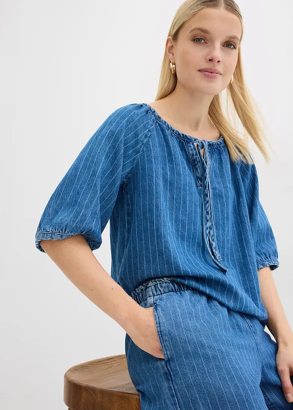 Pull on-Wide Leg-jeans, bonprix